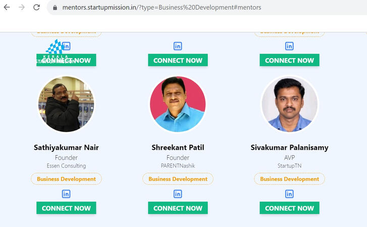 Kerala Startup Mission Govt of Kerala Shreekant Patil Startup India Mentor Kerala Startup Mission Govt, Consultant, Chartered ENgineer.