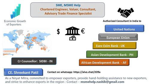 Consultant Shreekant Patil, Official Consultant, Trade Finance Specialist - Euro Exim Bank, African Development Bank, Asian Development Bank, SIDBI, India.