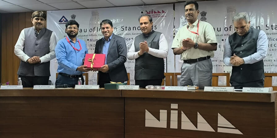 Shreekant Patil Felicitated by BIS India Shreekant Patil Felicitated by BIS India