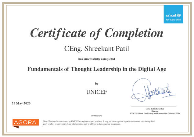 UNICEF Shreekant Patil - UNICEF