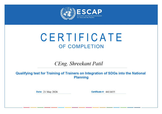 Shreekant Patil - UN ESCAP Shreekant Patil - UN ESCAP